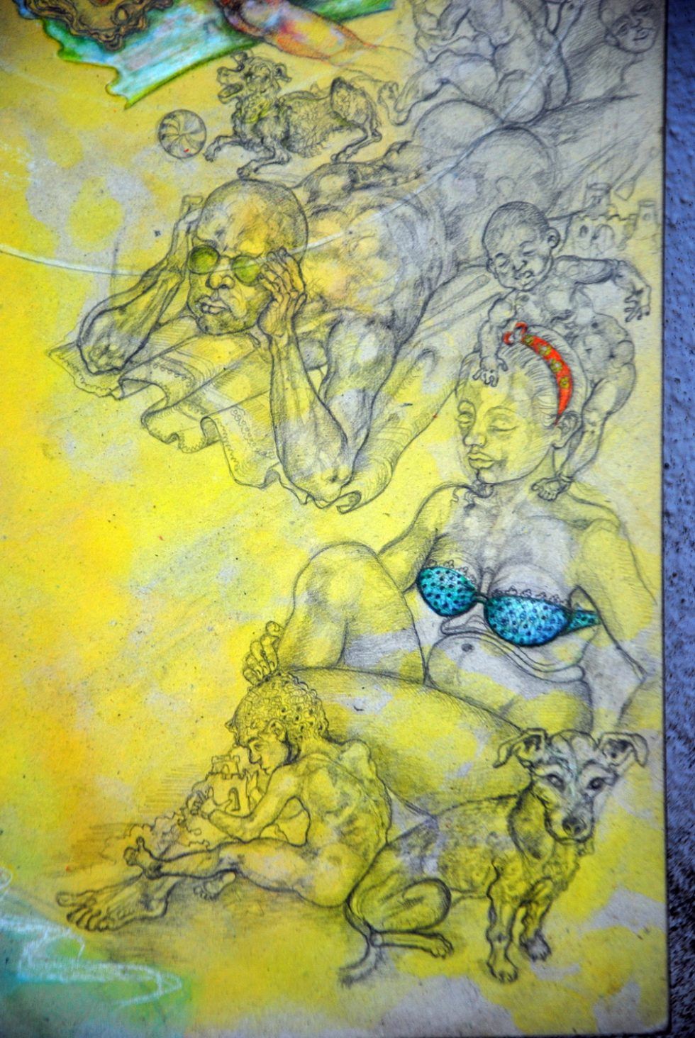 Manuel López dibujo. Esculturas