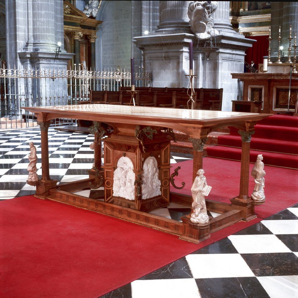 Manuel López escultor. Altar mayor Catedral Jaén