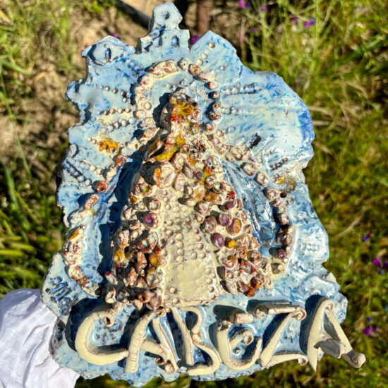 Relieve Virgen de la CAbeza Azul